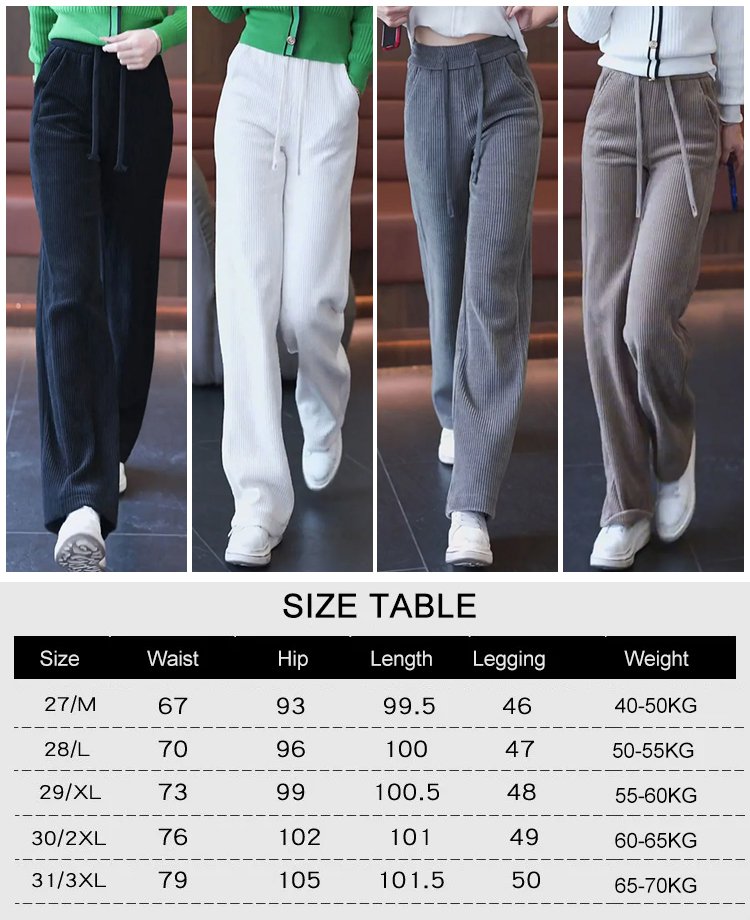  [New Arrival] Loose and Comfortable Slimming Wide Leg Casual Pant