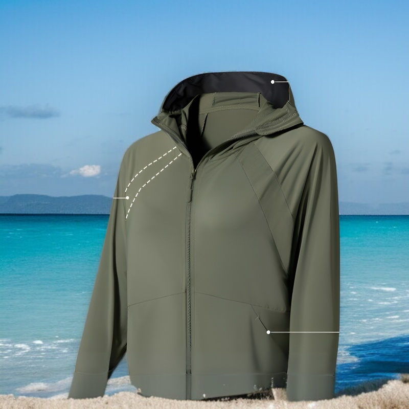 Outdoor Sonnenschutzkleidung für Damen in Weiß