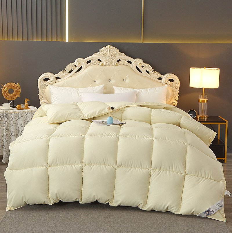White goose down comforter