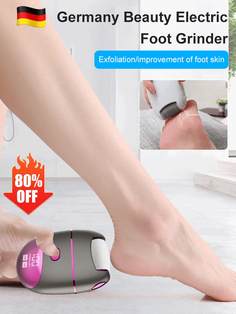 Multifunctional electric foot grinder