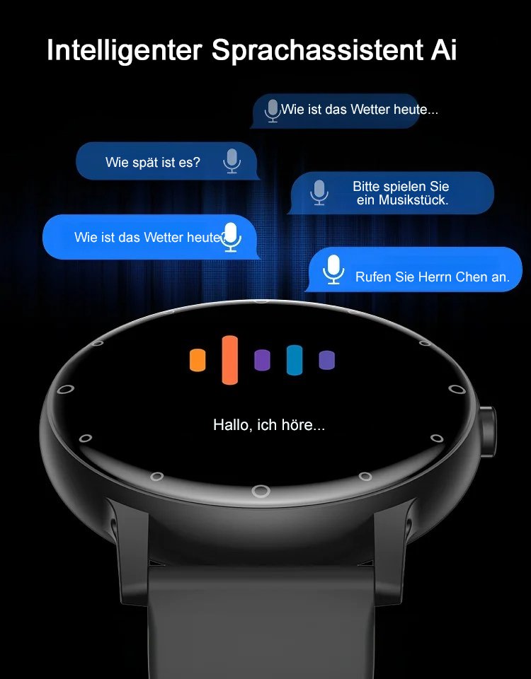 Ultradünne Uhr zur Bluetooth-Sprachblutzuckermessung