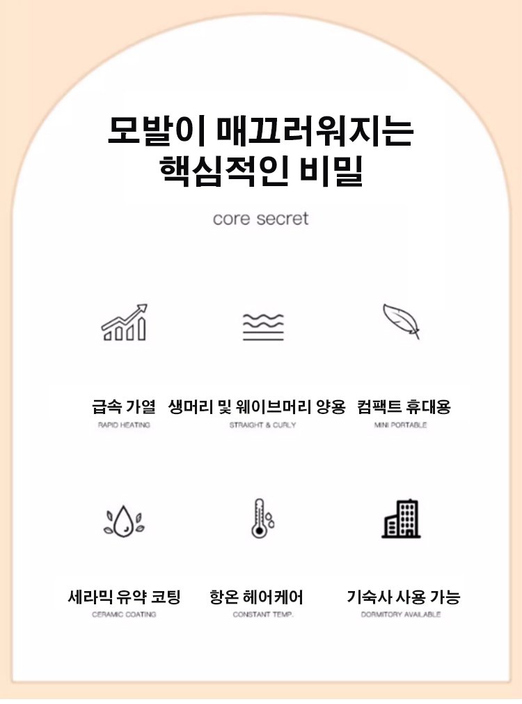 여행용 헤어 스트레이트너 파우치와 함께