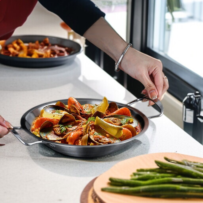 튼튼한 스테인리스 라면냄비 실사용 모습