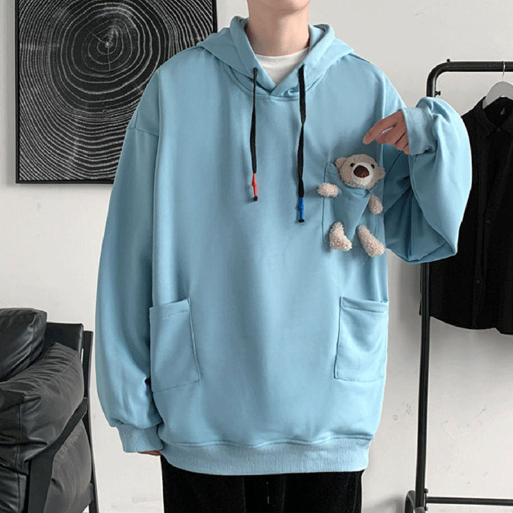 フード付きパーカー