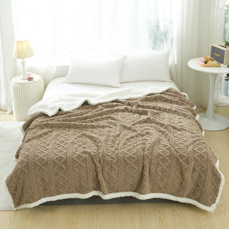 シープボア毛布