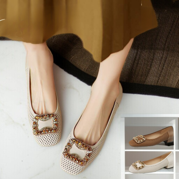 스퀘어힐 여성 펌프스 전체 이미지