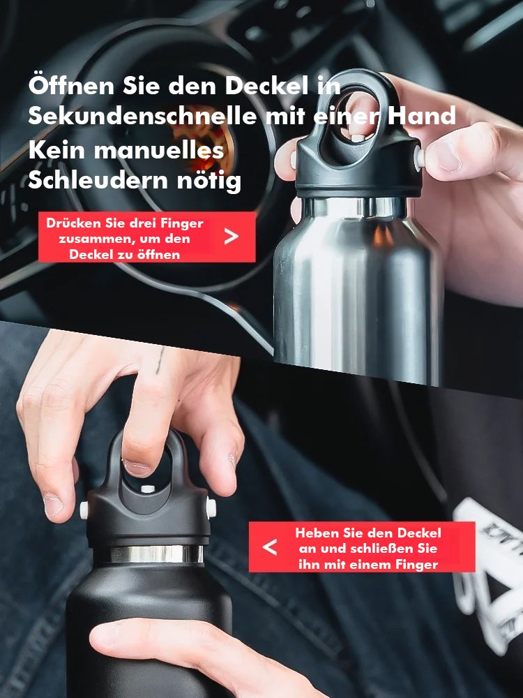 One Second Instant Open】Speed Open Cup Auto Thermobecher