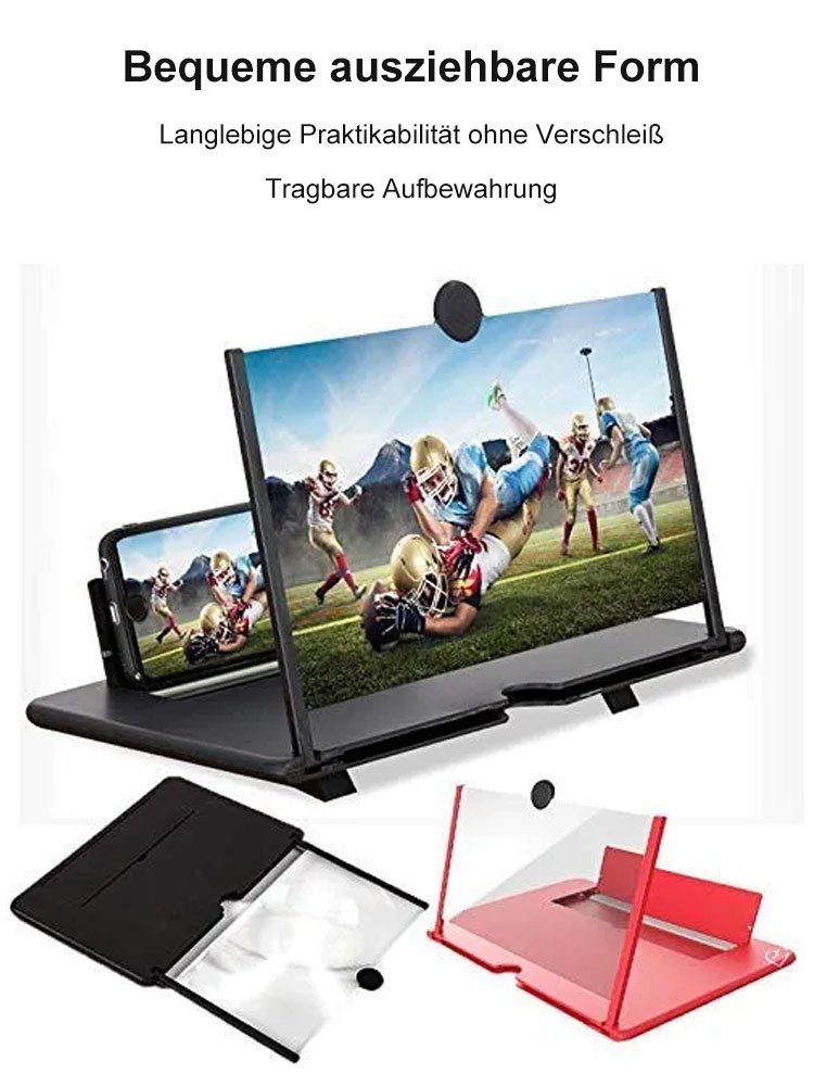 Ausziehbarer HD-Handybildschirm-Verstärker