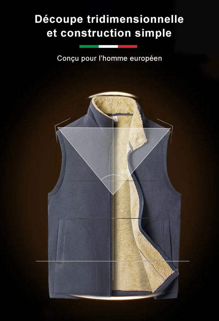 Gilet en cachemire pour hommes