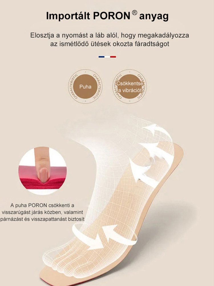 Puha bőr négyszögletes lábujjcipők