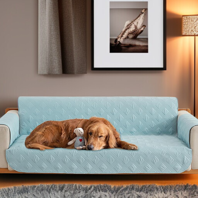 リビングルームで使えるフルカバーソファカバー