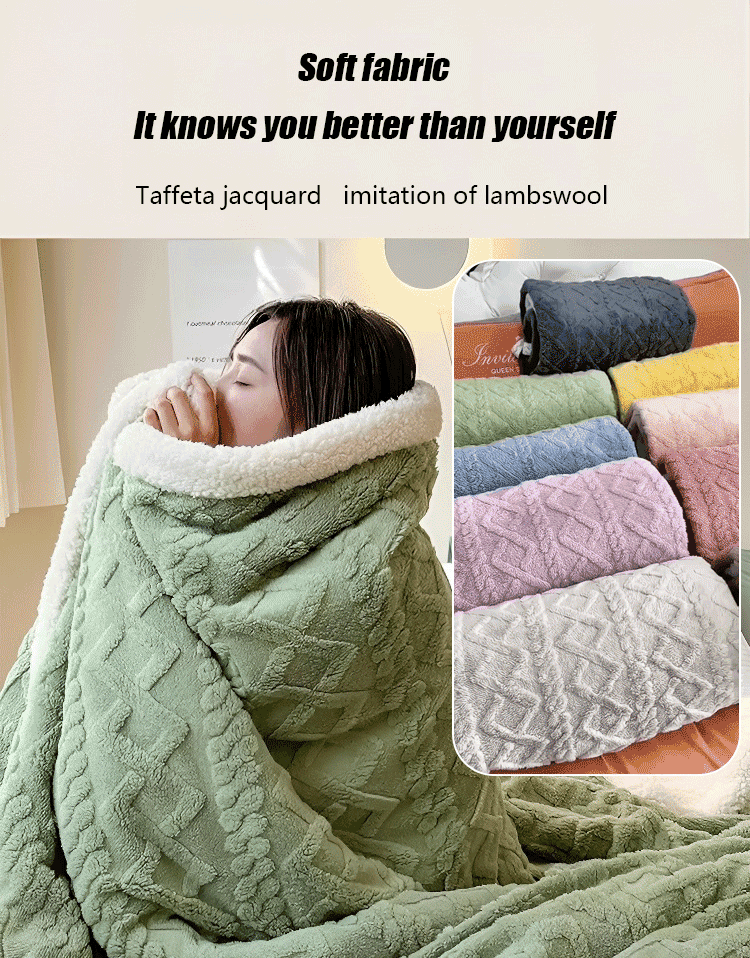 Popular jacquard taffeta blanket