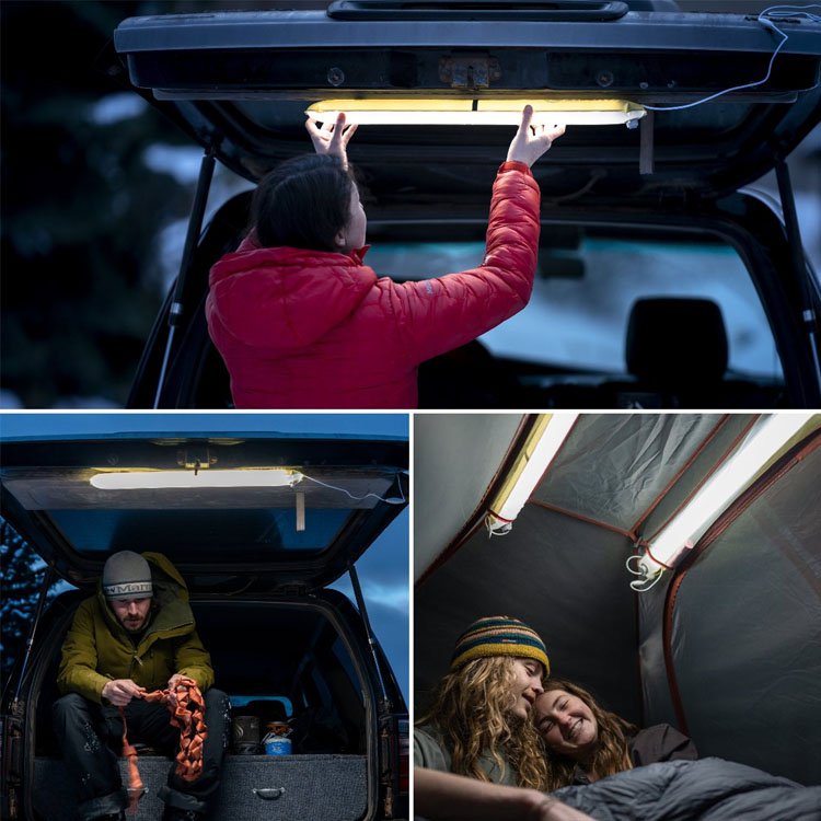 ポータブル式インフレータブル・ライトチューブ