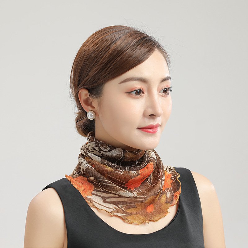 Pullover Thin Sunshade Veil Scarf Neck Protection Scarf