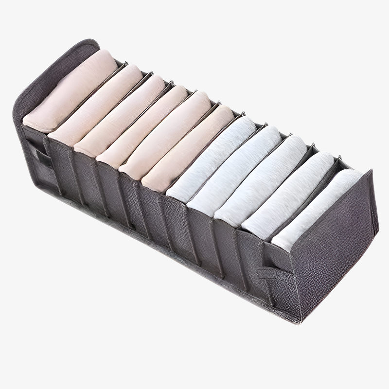 下着整理に便利な収納ボックスの内部構造