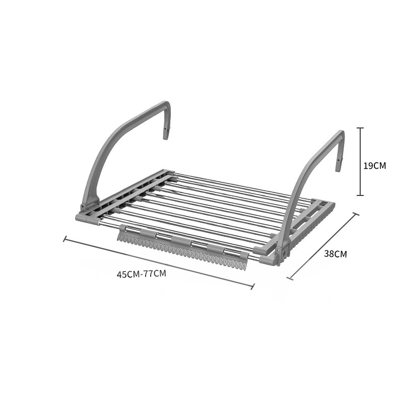 Skládací a roztažitelný multifunkční sušák na prádlo
