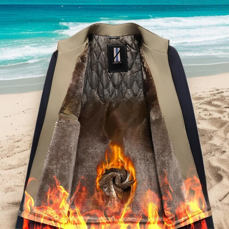 그래핀 소재로 보온성이 뛰어난 남성 코트