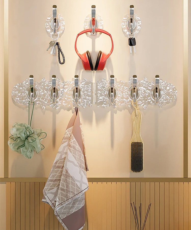 アクリル6連フック