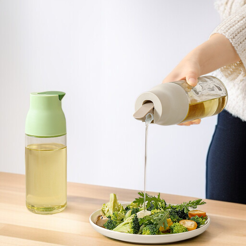 자동개폐 기능이 있는 베이지 양념병 상세컷