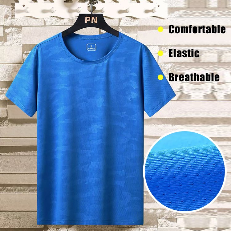 Elastic Ice Silk Cooling T-shirt