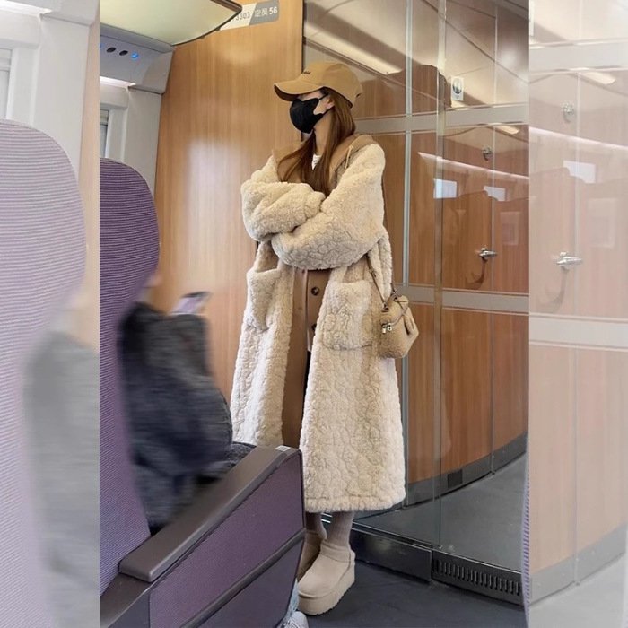 ベージュ(ロング丈)