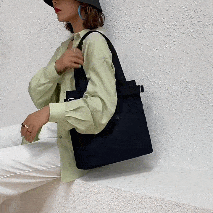 【百年の店】大容量、純手作りキャンバスバッグ