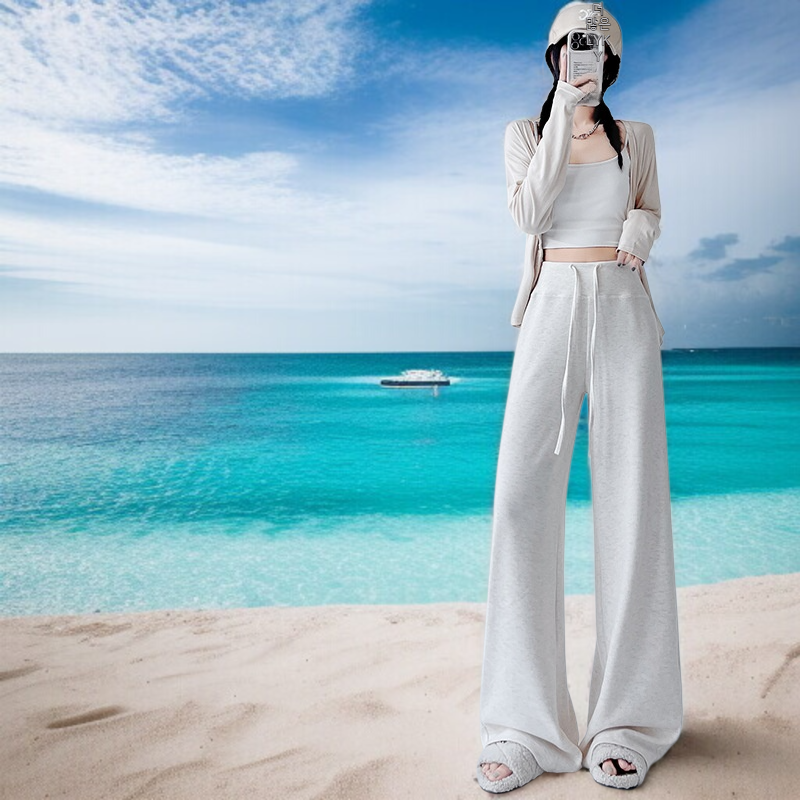 소프트 소재 와이드 팬츠 디테일