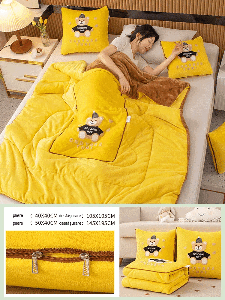 Pernă multifuncțională 2 în  1 pentru pernă Quilt