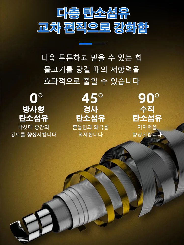 경량 편리 캐주얼 낚싯대