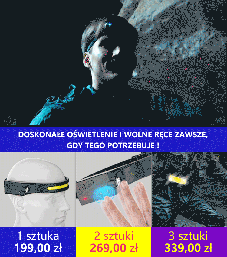 Latarka czołowa LED
