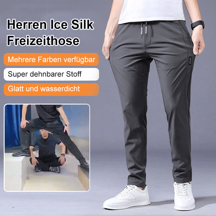 Herren Ice Silk Freizeithose