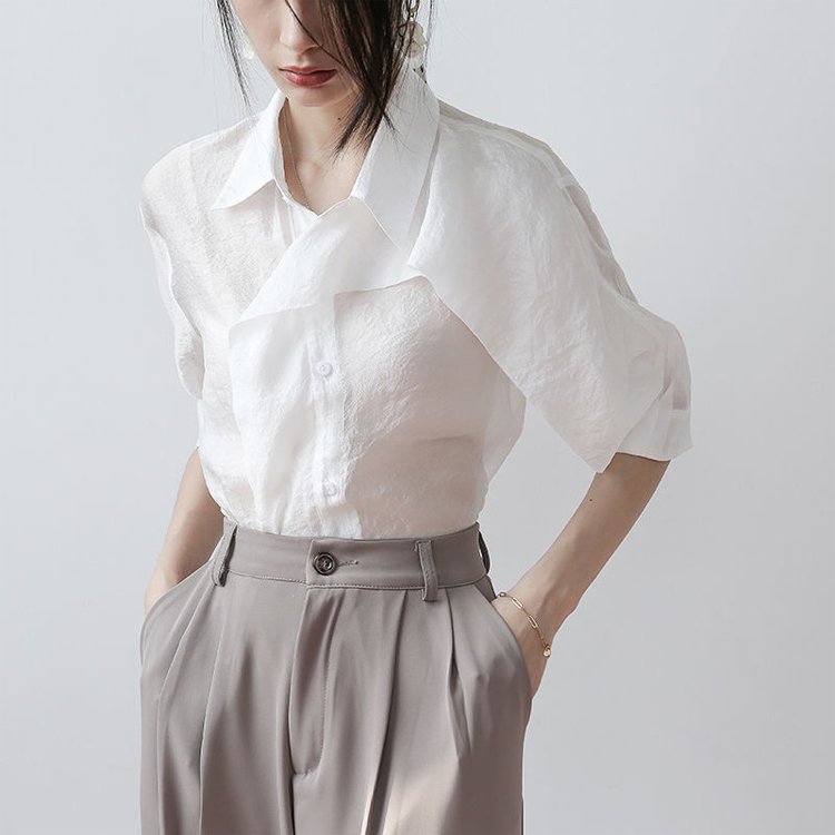 知る人ぞ知る女性向け五分袖シャツ