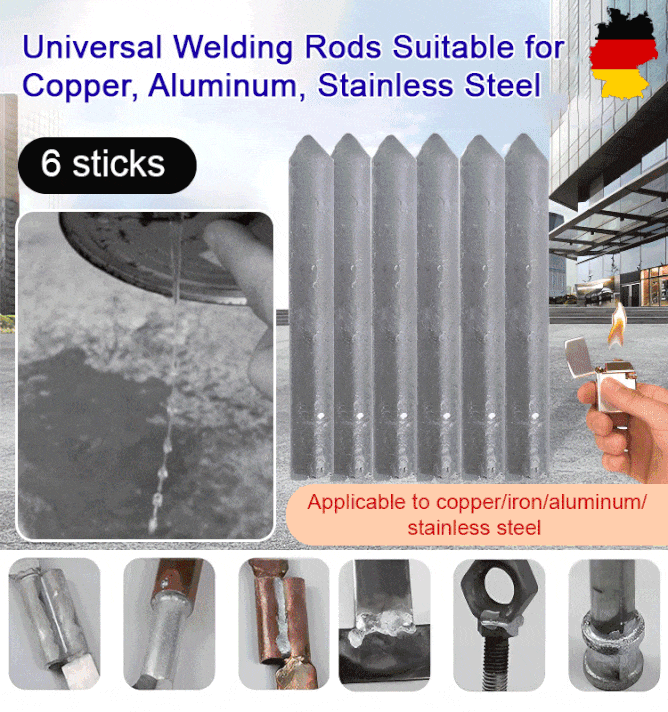 Universal Low Temperature Easy Melt Stainless Steel Welding Rods 