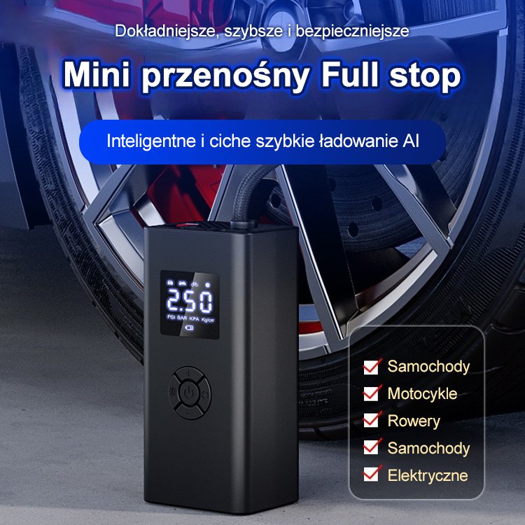 Cyfrowa pompka samochodowa Mijia