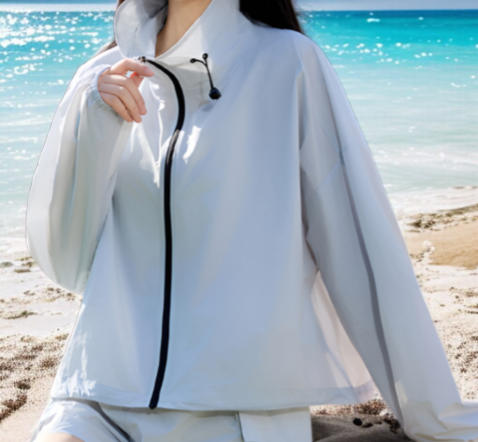 Neue modische Sonnenschutzjacke für Damen im Sommer