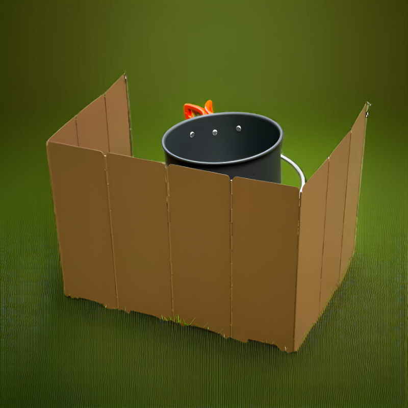 折りたたみ式ポータブル風防の収納例