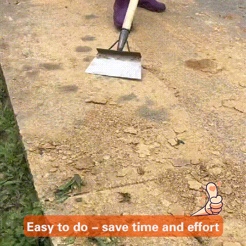 Multifunctional cleaning shovel