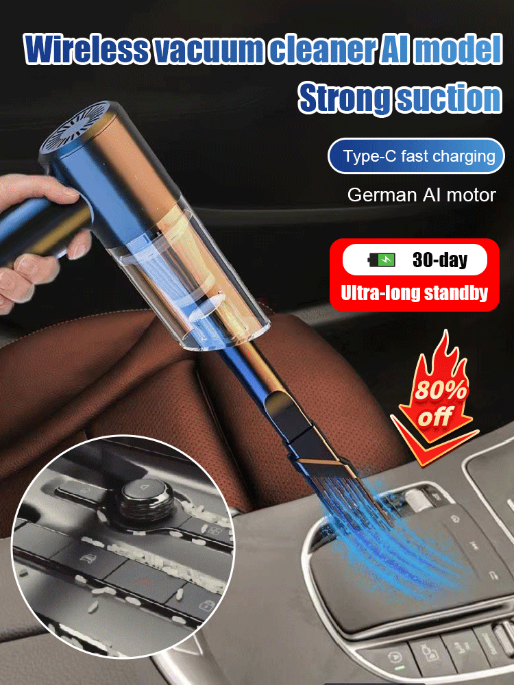 Multifunctional portable car vacuum cleaner