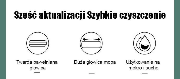 Mop płaski z gąbką – efektywne czyszczenie podłóg