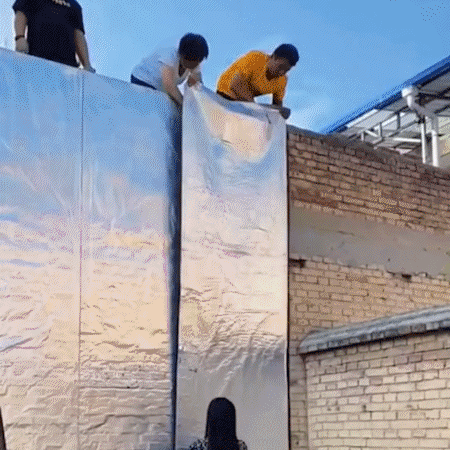 【100년 동안 갈라지거나 누수가 없어요.】베이스 접착제 프리 내화성 있는 자동 본딩 방수 테이프✨️고온 및 저온 저항성|20년 방수